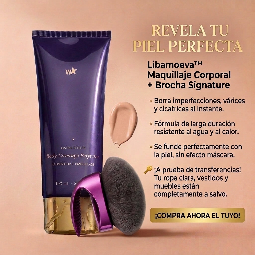 Libamoeva™ Maquillaje Corporal de Alta Cobertura