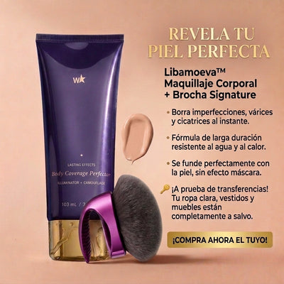 Libamoeva™ Maquillaje Corporal de Alta Cobertura
